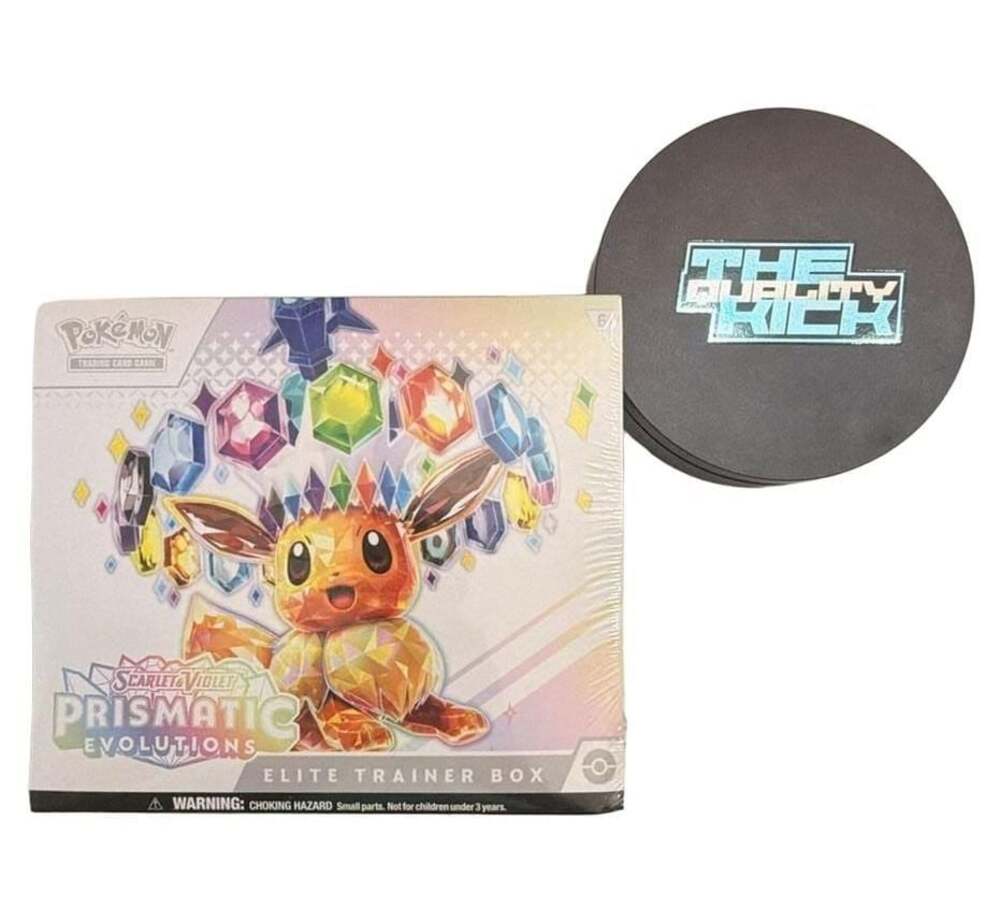Pokemon Scarlet & Violet Prismatic Evolutions Elite Trainer Box